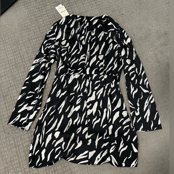 Mango Patterned Tie Dress - Picture 4 of 5